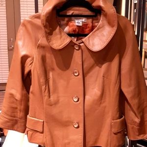 Vintage Y2K Nine West Leather Jkt